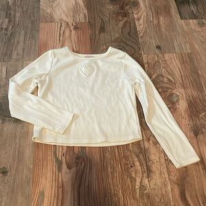 Paisley Lane, Size 8, White Long Sleeve